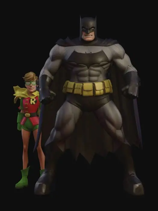3D model for Batman and Robin: Nightfall in Gotham