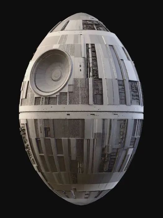 3D model for Death Egg Star in Space, #EasterEgg2026#