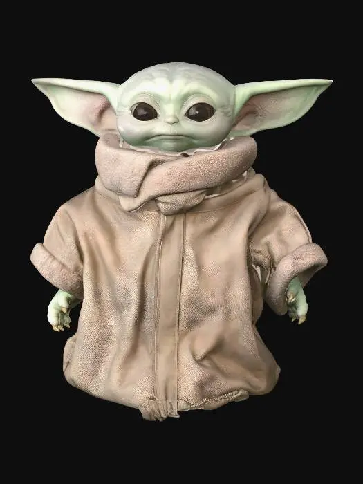 3D model for Grogu sees you