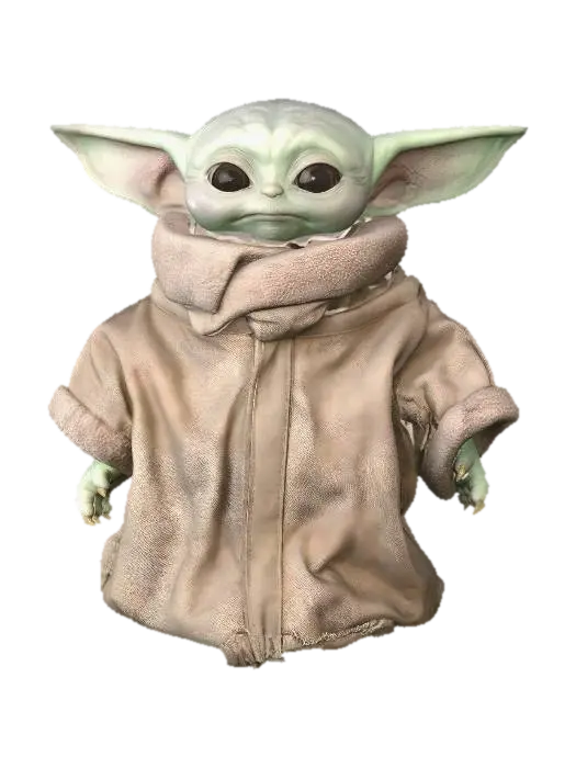 Grogu sees you - Jedi 3D model, vytvořený pomocí AI