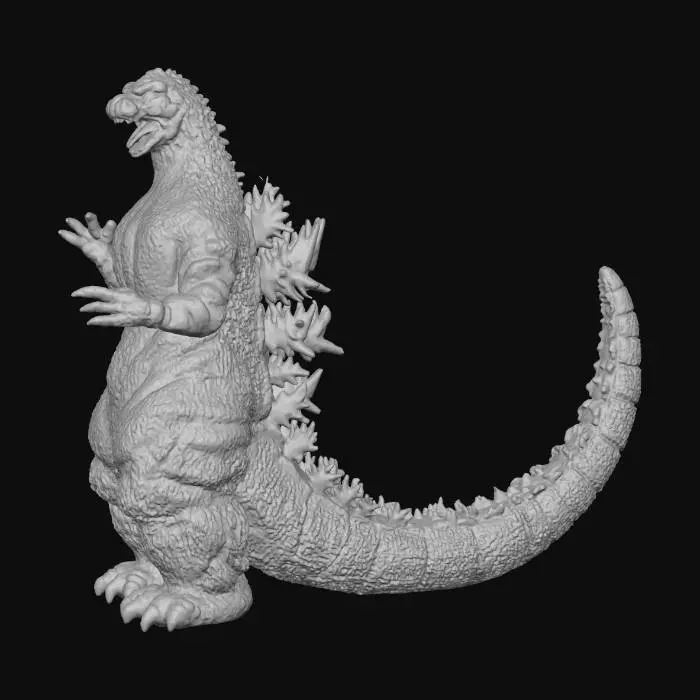 3D model for Radioactive Monster