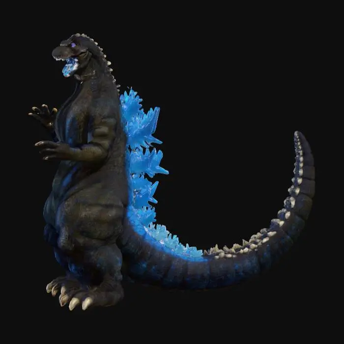 3D model for Radioactive Monster