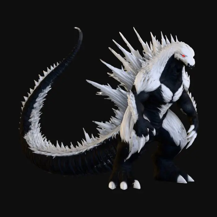 3D model for White Guardian Monster