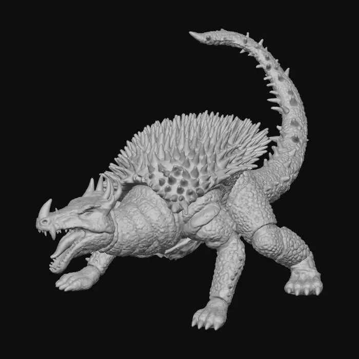3D model for Spiked Beast Monster