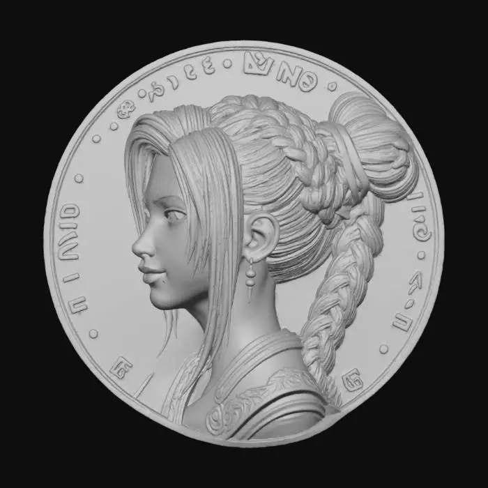 3D model for FF7_Lulu_1104043013