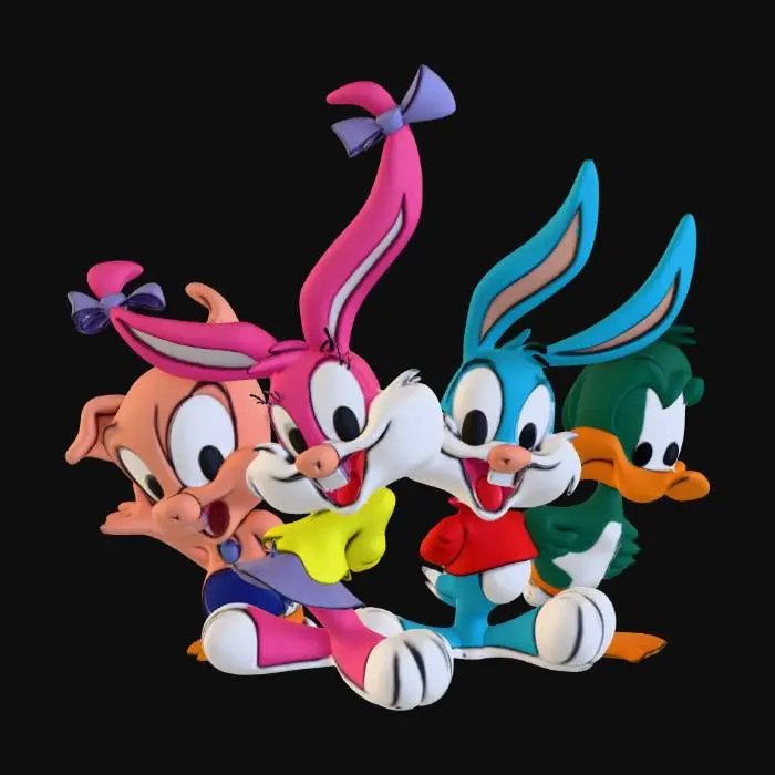 3D model for Cartoon Quad Squad