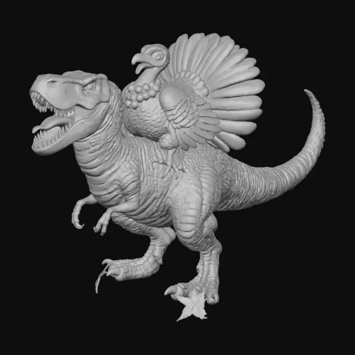 3D model for Dino Harvest Festival, #Thanksgiving#