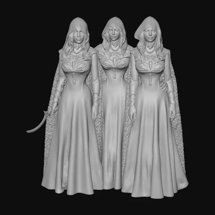 3D model for Enigmatic Trinitas