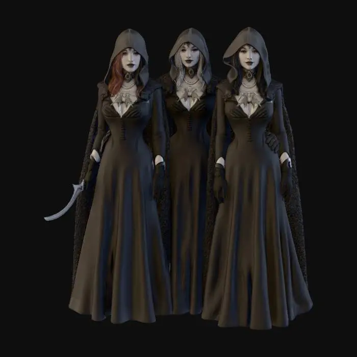 3D model for Enigmatic Trinitas