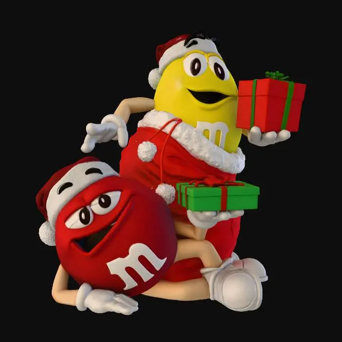 3D model for M&M Holiday Treats, #Christmas2025#