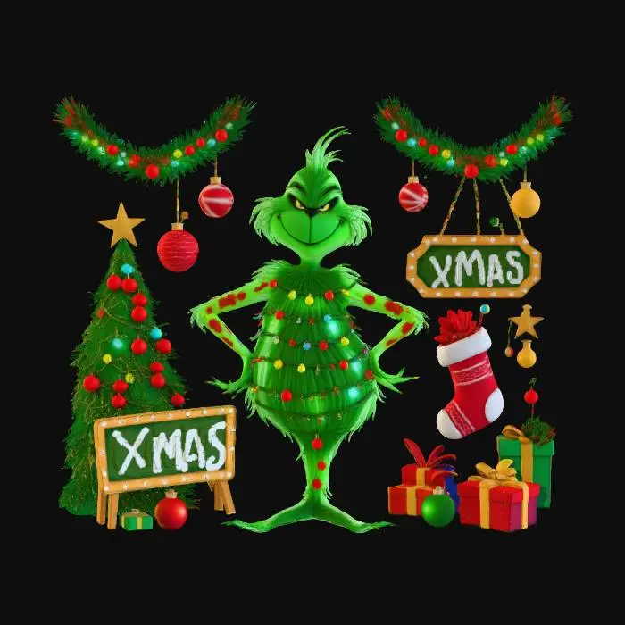 3D model for Grinch's Festive Glow