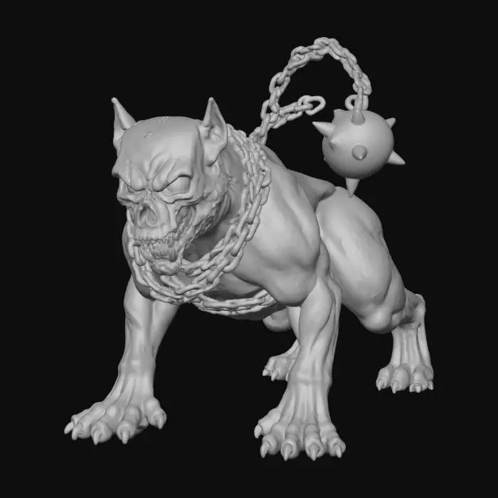 3D model for Infernal Guardian