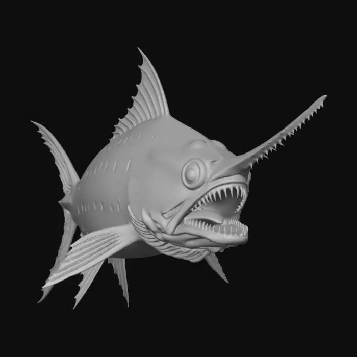 3D model for Abyssal Sword Predator