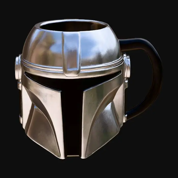 3D model for Mando Helmet Mug