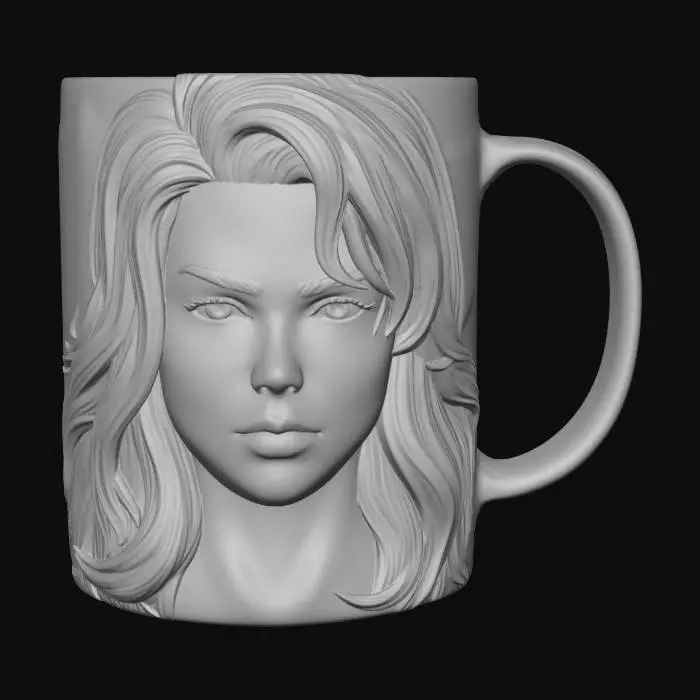 3D model for Green Heroine Mug