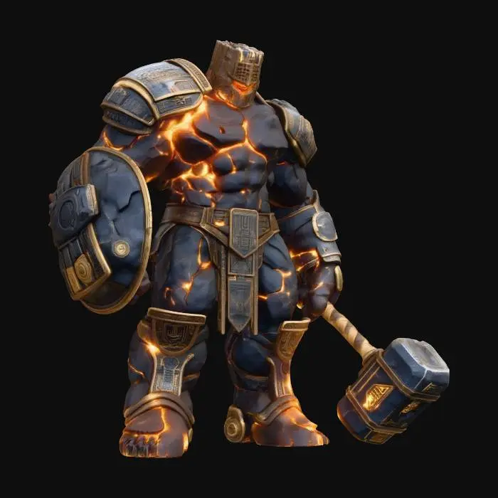 3D model for Molten Guardian