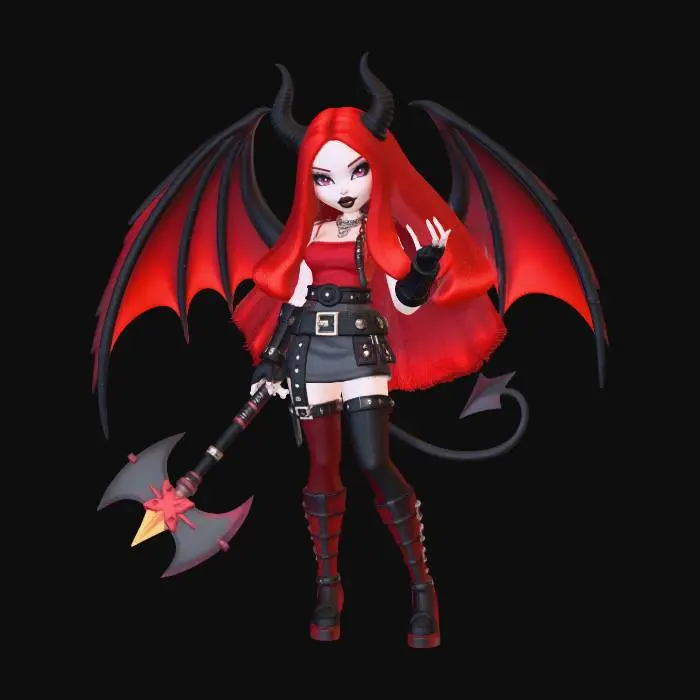 3D model for Bratz! Succubus