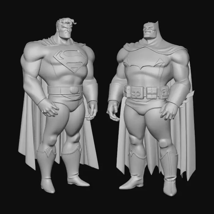 3D model for Batman vs Superman Dark Knight Returns