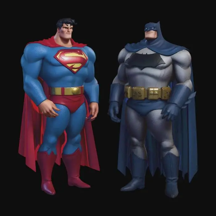 3D model for Batman vs Superman Dark Knight Returns