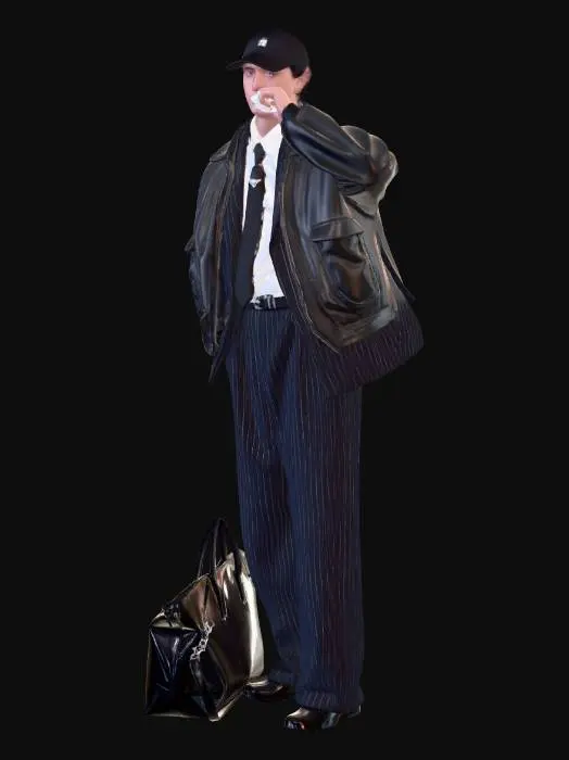 3D model for Pinstripe Confidence on the City Street