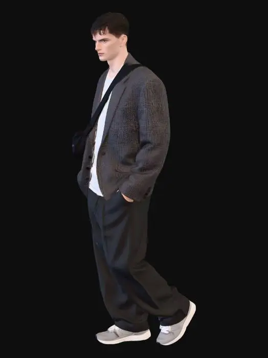 3D model for Urban Plaid Ensemble