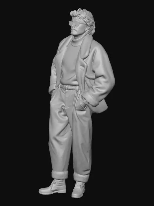 3D model for Winter Shearling Style