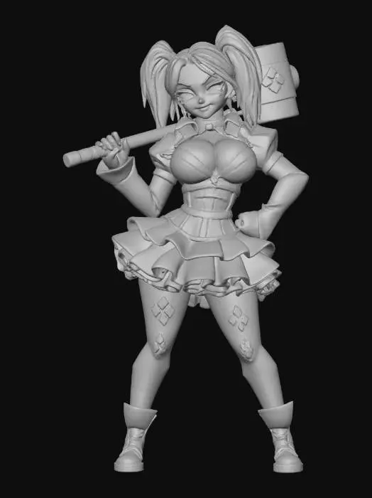 3D model for Jester Warrior