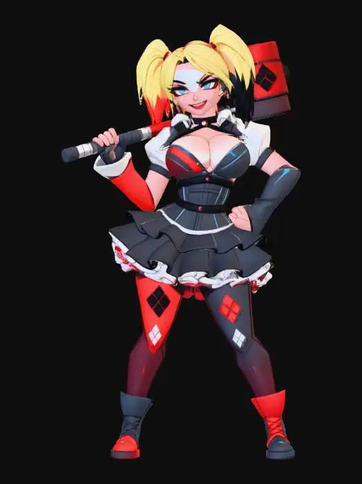 3D model for Jester Warrior