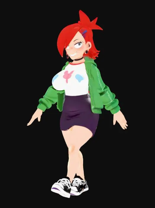 3D model for Anime Style Character