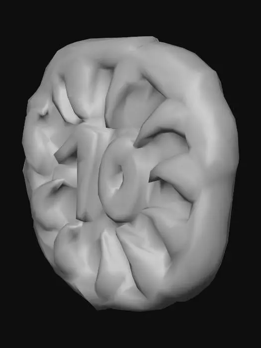 3D model for Şeytani tasarımlı bir buton