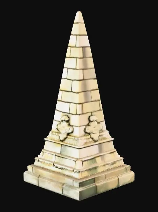 3D model for piramit gibi 3 boyutlu üçgen şeklinde obje oluştur