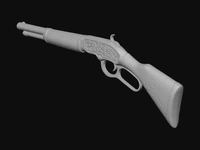 3D model for Elegant vintage shotgun