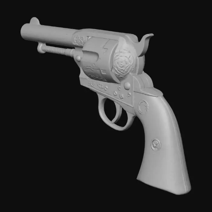 3D model for Vintage Revolver
