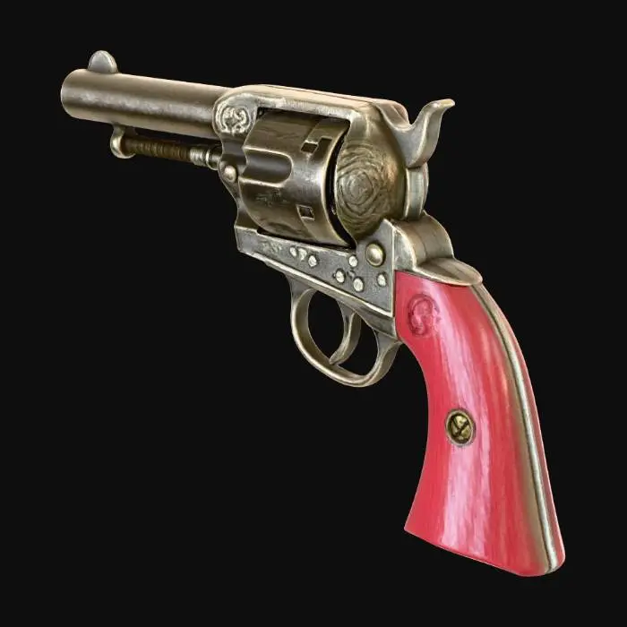 3D model for Vintage Revolver
