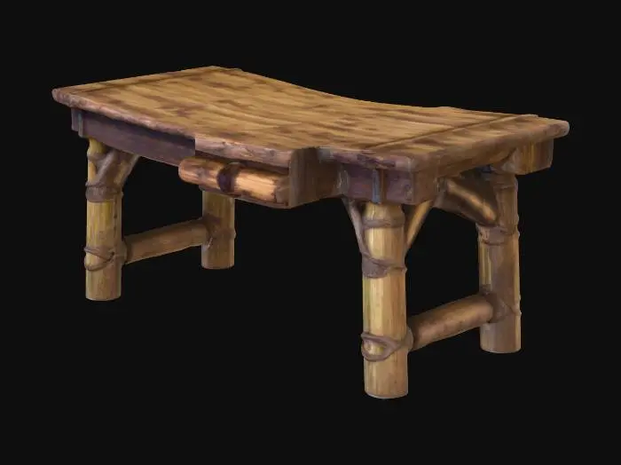 3D model for Wood Workbench