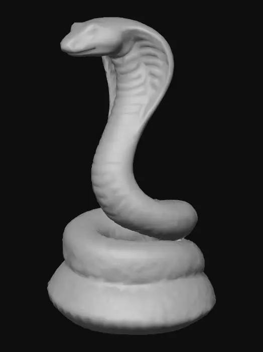 3D model for Serpent Statue