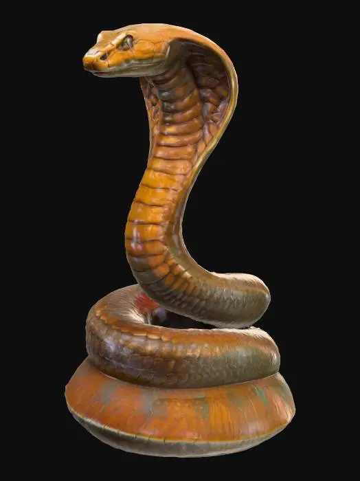 3D model for Serpent Statue