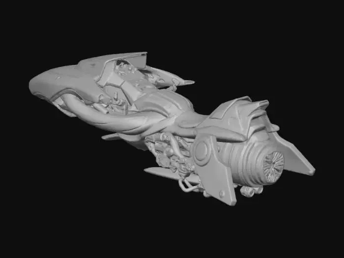 3D model for Futuristic Hoverbike