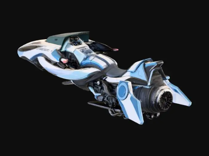 3D model for Futuristic Hoverbike