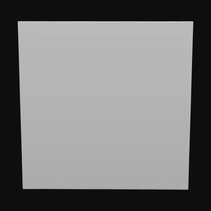 3D model for a flat wall
