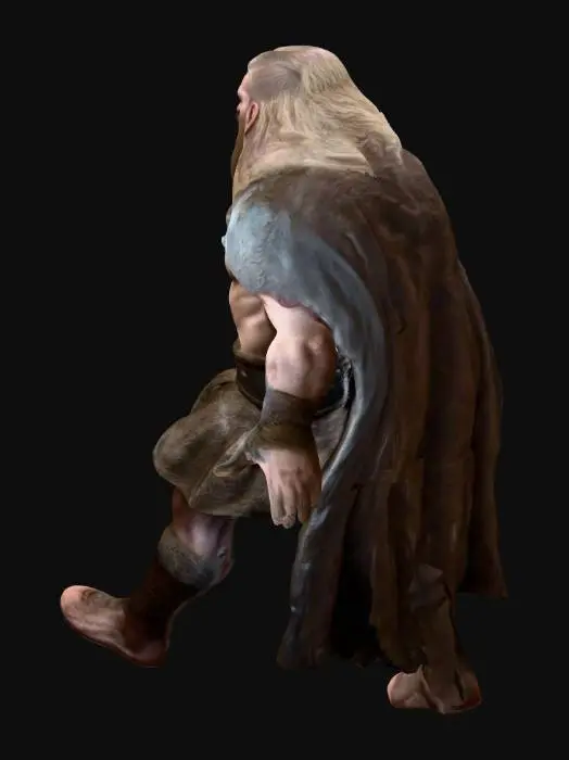3D model for Berserker Warrior