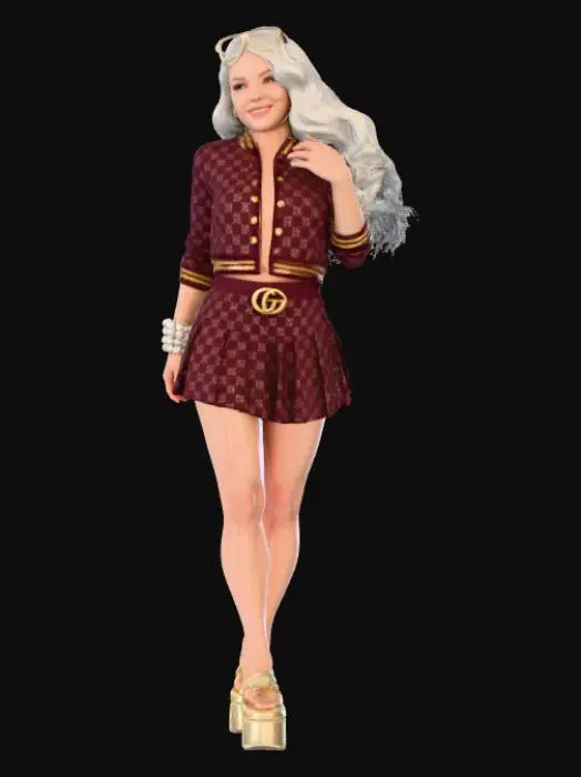 3D model for Fashionable Elegance