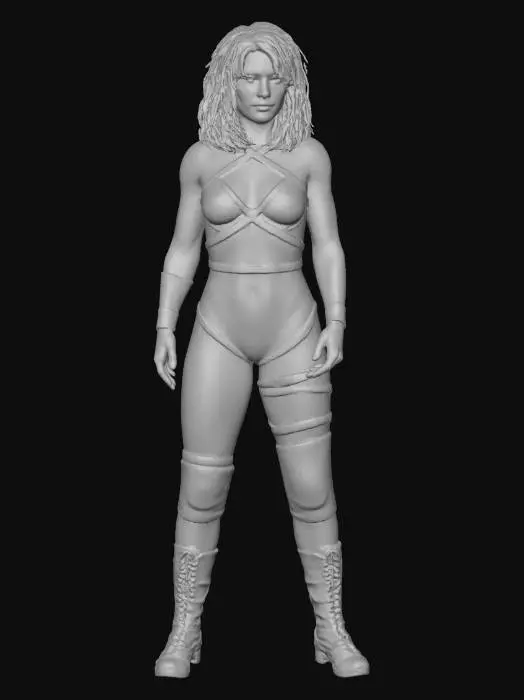 3D model for Warrior in the Rain