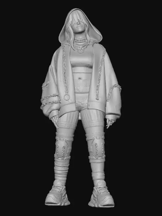 3D model for Neon Alley Rebel