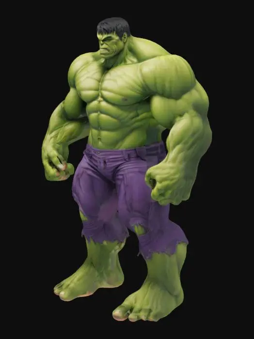 3D model for Hulk
