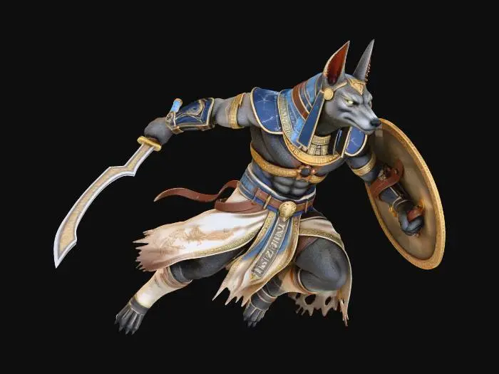 3D model for Anubis Fighter