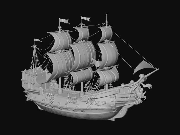 3D model for Pirate_Adventure Ship