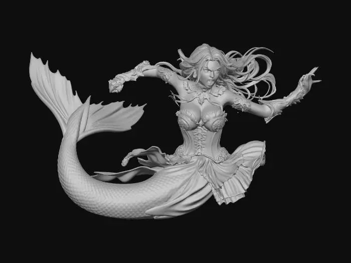 3D model for Meshy_AI_Siren_s_Fury_0125164618_generate