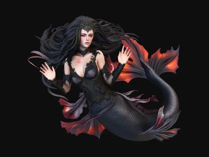 3D model for Mystic Mermaid