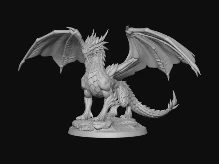 3D model for ivory dragon
